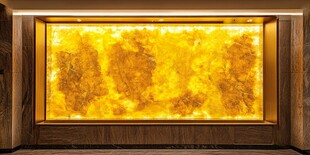 金色艺术墙饰 奢华氛围感