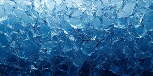 蓝色碎玻璃纹理背景