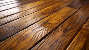 复古质感实木地板特写