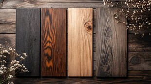 多样木纹板材展示