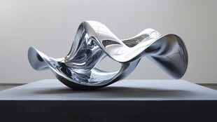 金属艺术雕塑 灵动的曲线