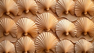 扇形纹理装饰图案