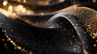 黑金流光背景 闪耀质感