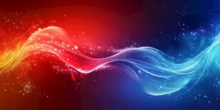 绚丽动感光波背景图