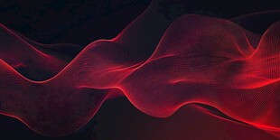 红色动感线条抽象背景图