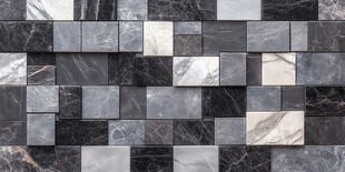 黑白大理石瓷砖墙面纹理