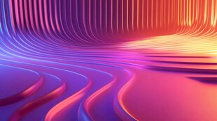 梦幻炫彩3D线条空间