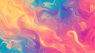 梦幻流体色彩背景图