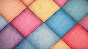 多彩拼接方格纹理背景图