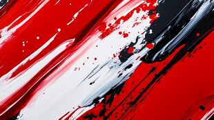 红黑白抽象泼墨艺术纹理