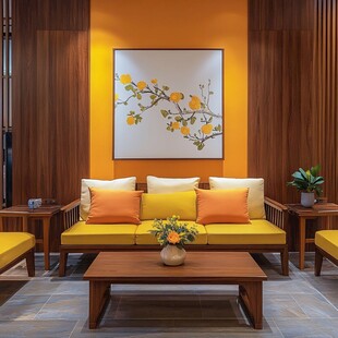 中式客厅 温馨雅致软装搭配