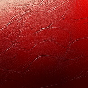 红色皮革纹理特写