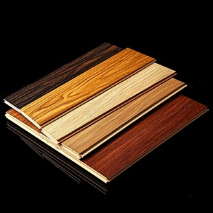 多样花色实木地板展示