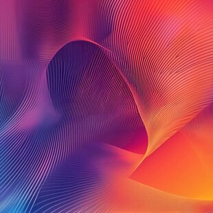 梦幻渐变线条抽象艺术背景