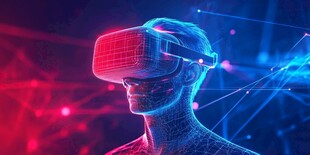 科技感十足的VR体验场景