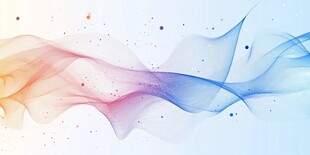 梦幻流动色彩烟雾背景图