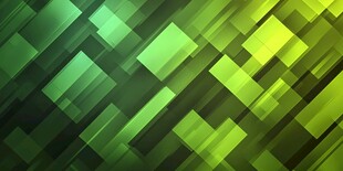 绿色方块几何动感背景图