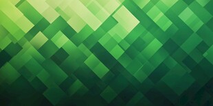 绿色几何方块渐变背景图