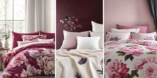 浪漫花卉风卧室床品展示