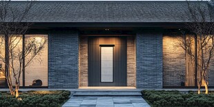 现代简约风住宅入户门设计