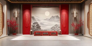 中式典雅国风室内空间设计