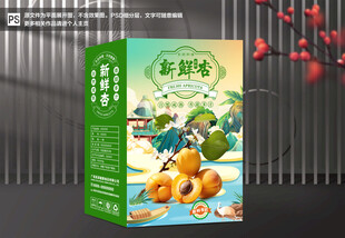 黄杏包装 杏子礼盒