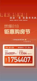 燃爆818钜惠购房节特惠一口价