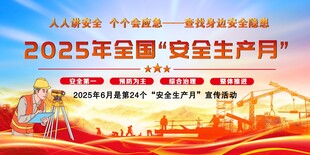 2025年安全生产月宣传栏