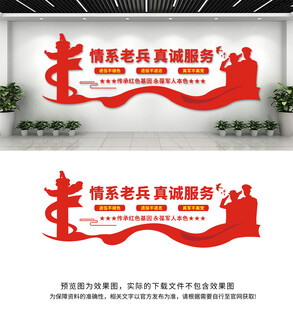 退役军人文化墙