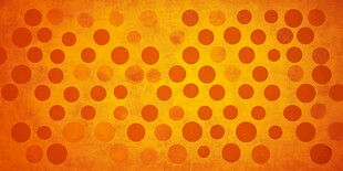 橙色波点复古风背景图