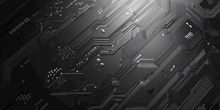 科技感电路板背景图