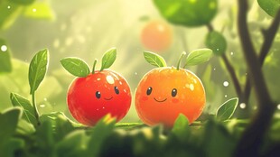 可爱双果的森林奇遇