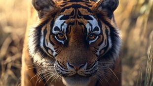 猛虎凝视 尽显野性魅力