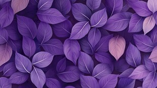 紫色叶片背景纹理图案