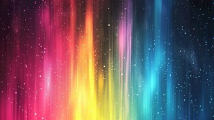 梦幻炫彩流动星空背景