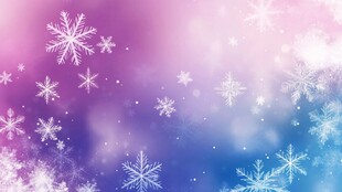 梦幻雪花背景图