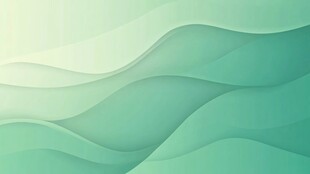淡绿色波浪纹理背景图