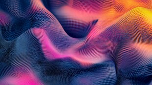 绚丽多彩的抽象波浪纹理