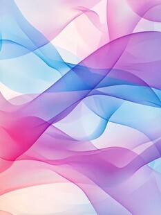 梦幻彩色飘逸线条背景图