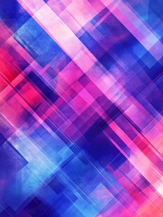 炫彩几何交错渐变背景图