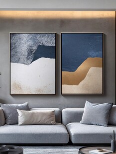 现代简约客厅艺术挂画装饰