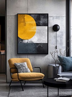 现代简约风客厅艺术一角