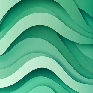 绿色波浪纹理背景图案