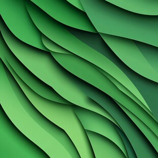 绿色动感波浪抽象背景图