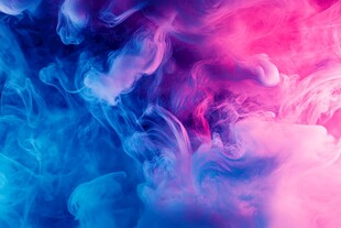 梦幻炫彩烟雾背景图