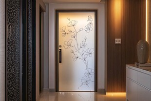 现代简约入户门装饰艺术