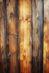 复古木质纹理墙面特写