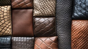 多样皮革纹理展示