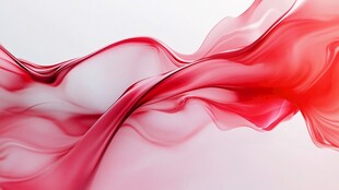 飘逸红绸舞动梦幻之美