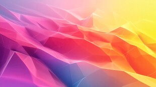 绚丽多彩几何抽象背景图